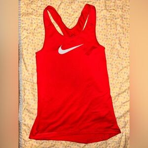 Nike Women's Hot Pink/Red Tank Top